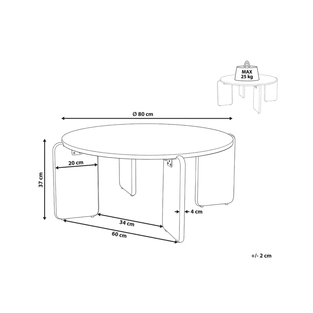 Enzo Sculptural Wood Marble Oval Coffee Table