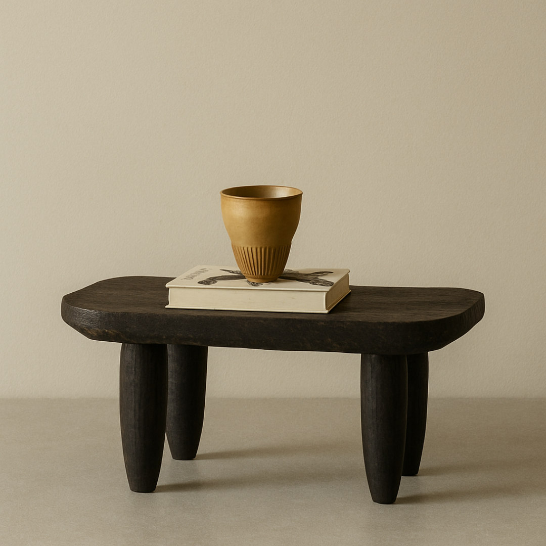Kennedy Black Small Mango Wood Side Table