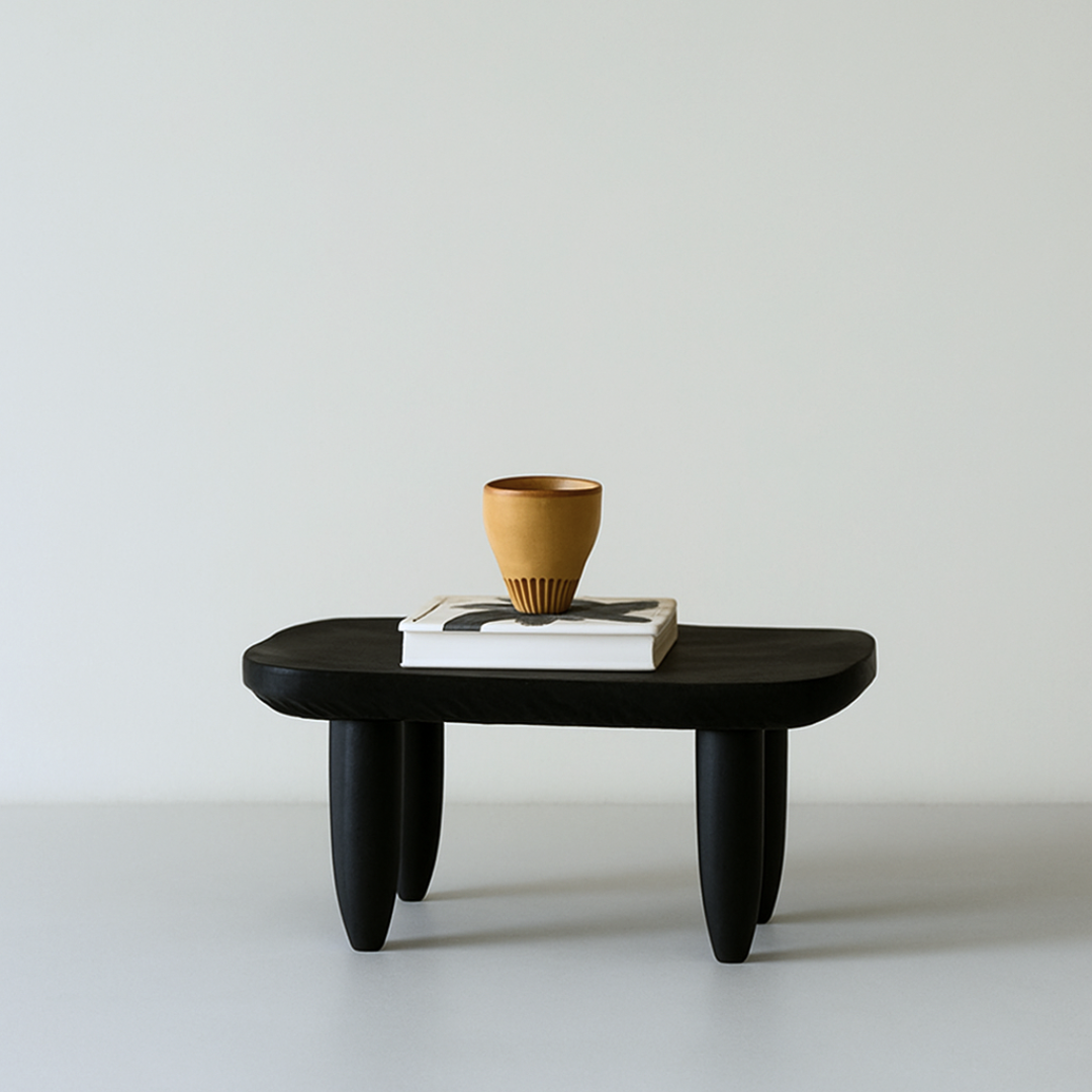 Kennedy Black Small Mango Wood Side Table