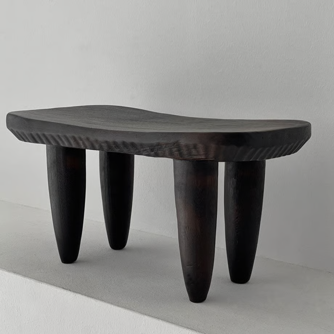 Kennedy Black Small Mango Wood Side Table